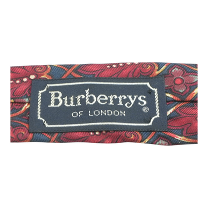 Vintage Red Abstract Neck Tie