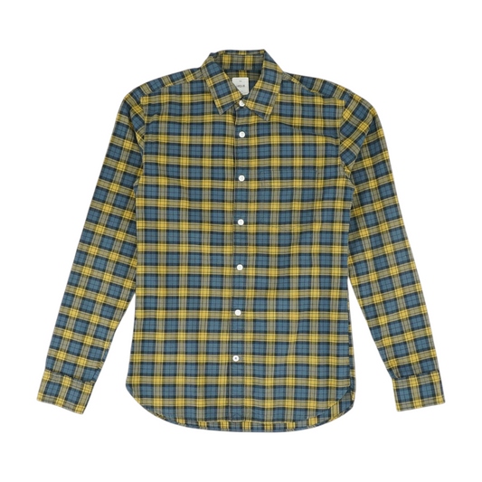 Blue Check Long Sleeve Button Down