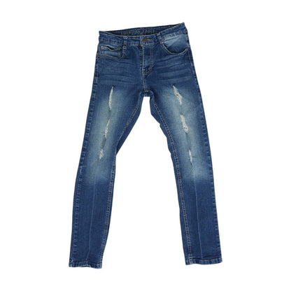 Blue Mid Rise Jeans