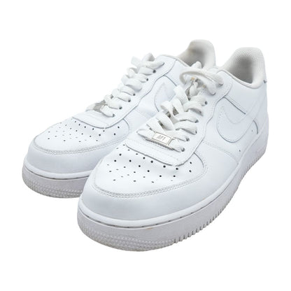Air Force 1 '07 White Leather Low Top Athletic Shoes
