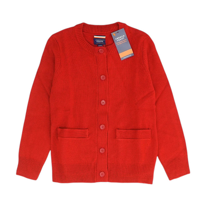 Red Cardigan Sweater