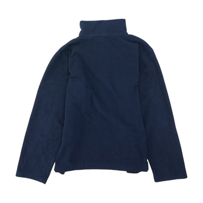 Navy Solid 1/4 Zip Pullover