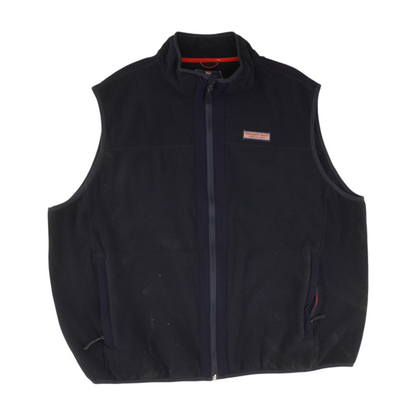 Navy Solid Active Vest