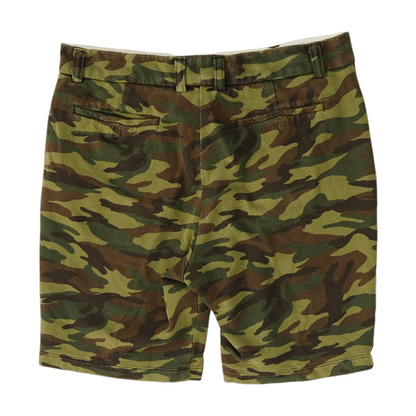 Green Camo Chino Shorts