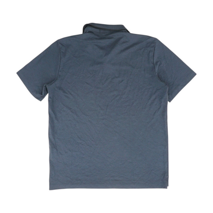 Navy Solid Short Sleeve Polo