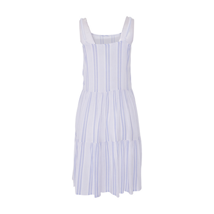 White Striped Dress