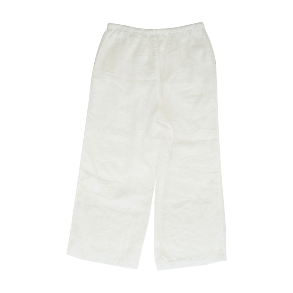 White Wide Leg Pants