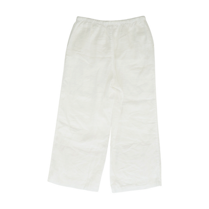White Wide Leg Pants