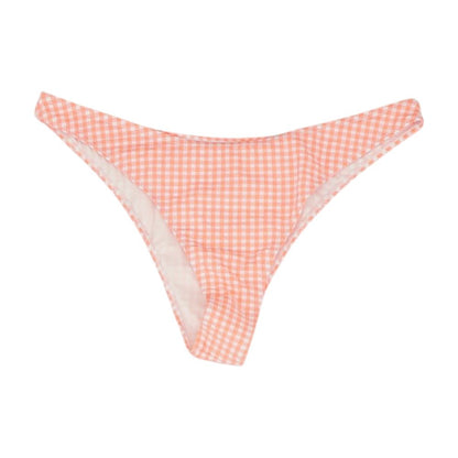 Pink Check Swim Bottom