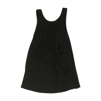 Black Solid Active Tank