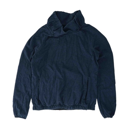 Navy Solid Sweatshirt Pullover
