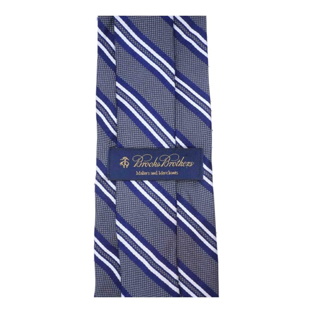 Gray Striped Neck Tie