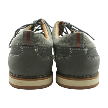 Gray Lace Up Casual Shoes