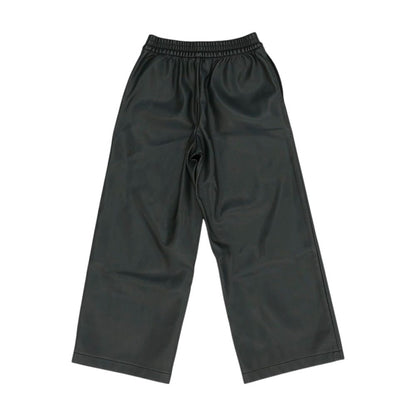Black Solid Pants