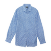 Blue Paisley Long Sleeve Button Down