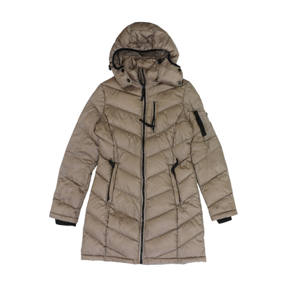 Beige Solid Coat