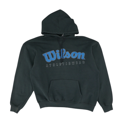 Black Solid Hoodie Pullover