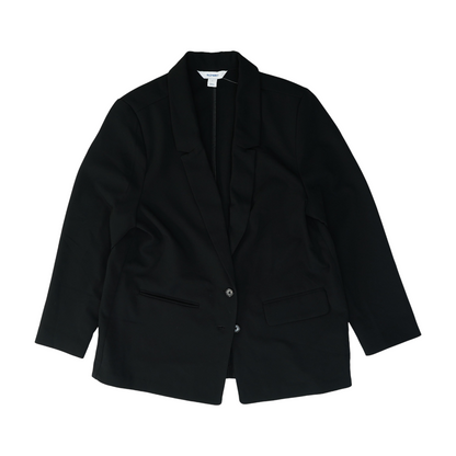 Black Solid Blazer
