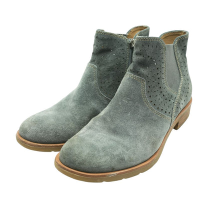 Gray Ankle Boots