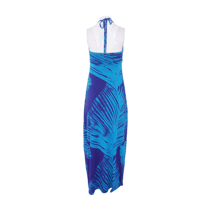 Blue Print Maxi Dress