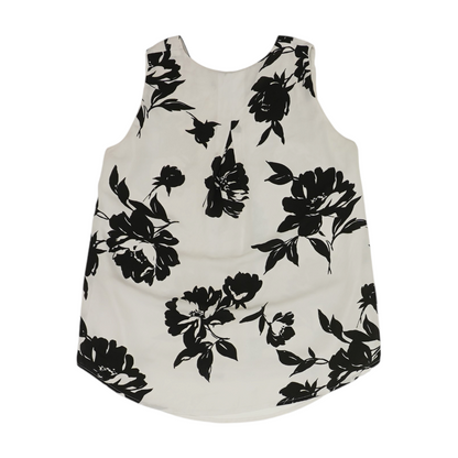 White Floral Blouse