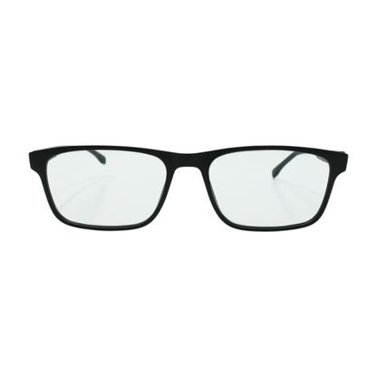 Black BJ-0027 Square Prescription Eyewear