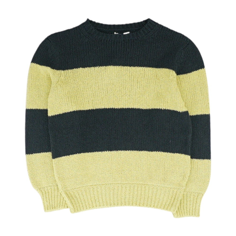 The Sunday Collective Charcoal Color Block Pullover Sweater – Image 1
