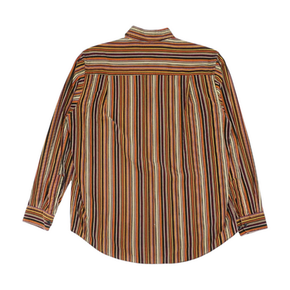 Multi Striped Long Sleeve Button Down
