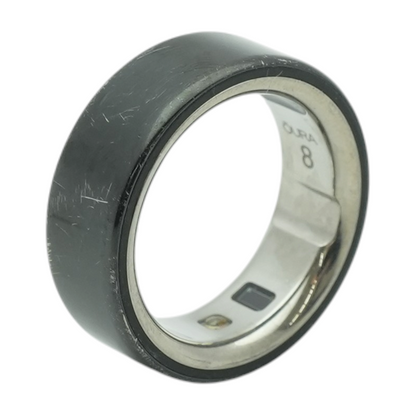 4th Gen Metallic Black Smart Ring