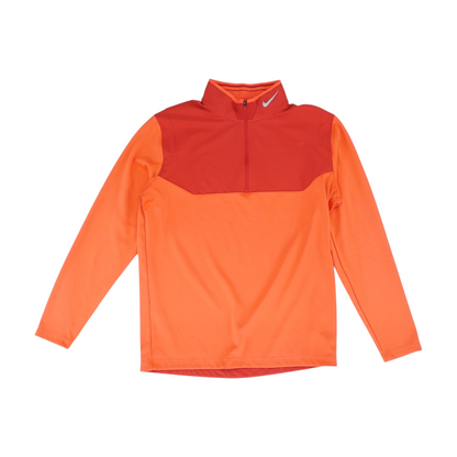 Red Solid 1/4 Zip Pullover