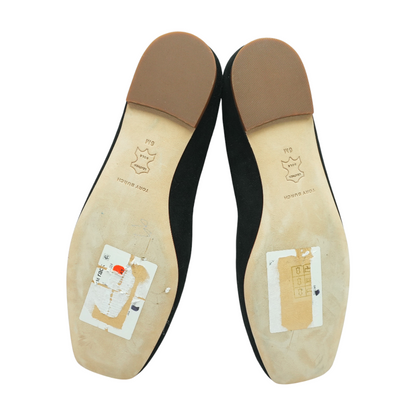 Black Slip-On Flats