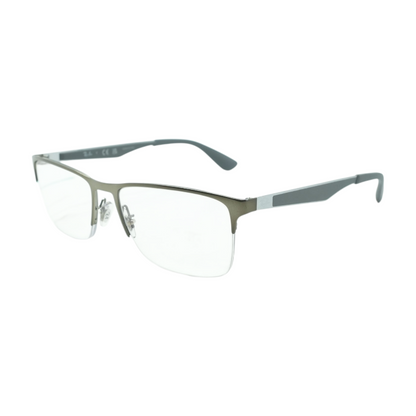 Gunmetal RB 6335 Browline Prescription Eyewear