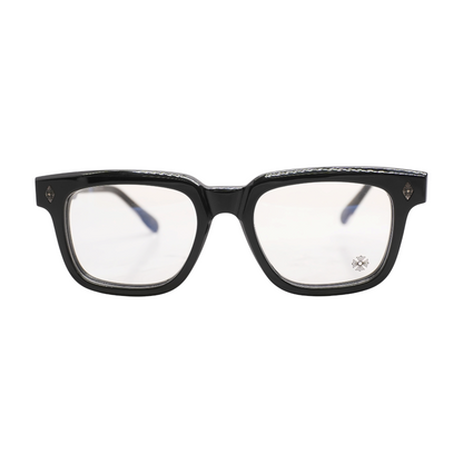 Black DINGALONGLINGLONG Square Blue Light Blocking Eyelasses
