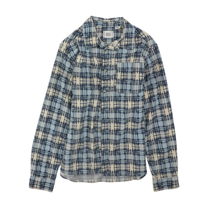 Blue Plaid Flannel Button Down