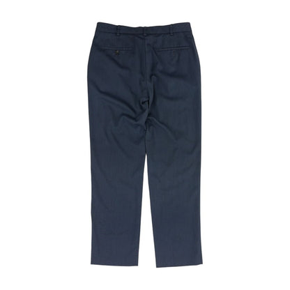 Navy Solid Dress Pants