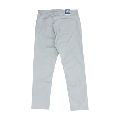 Gray Solid Five Pocket Pants