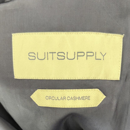 Navy Solid 100% Cashmere Suit Jacket