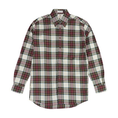 Multi Plaid Long Sleeve Button Down