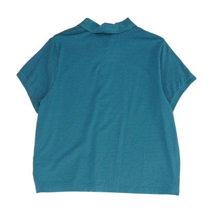Blue Plus Size Blouse