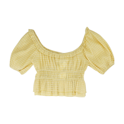 Yellow Striped Blouse