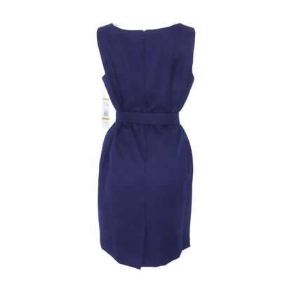 Navy Petite Midi Dress