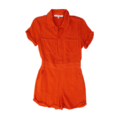 Orange Romper