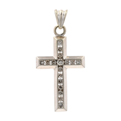 1/5 ctw 10K White Gold Diamond Pendant