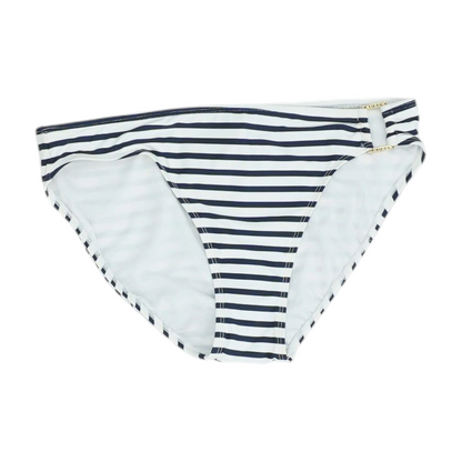 White Striped Swim Bottom