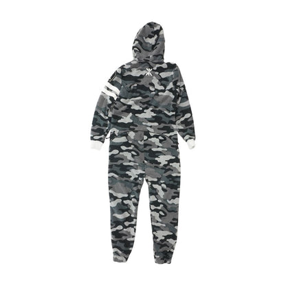 Gray Camo Jumpsuit