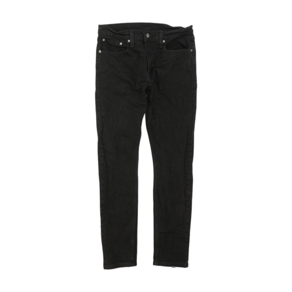 512 Black Slim Jeans