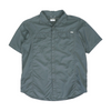 Gray Tall Solid Outdoor Button Down
