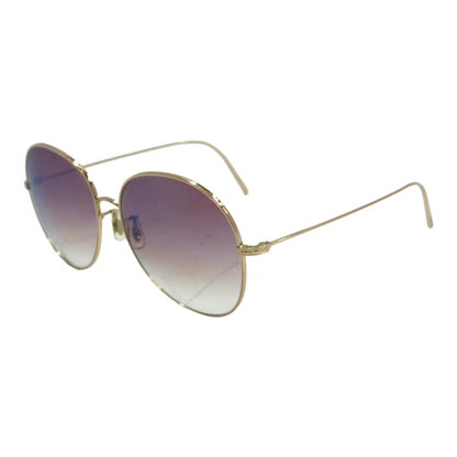 Gold Ysela Round Sunglasses