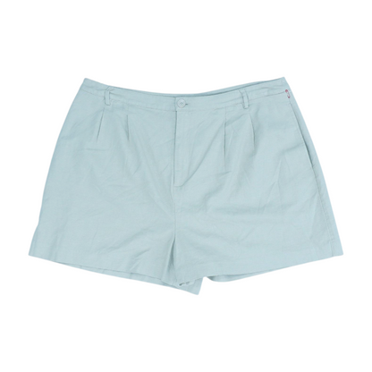 Beige Solid Chino Shorts