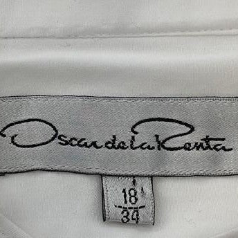 Vintage White Solid Long Sleeve Button Down